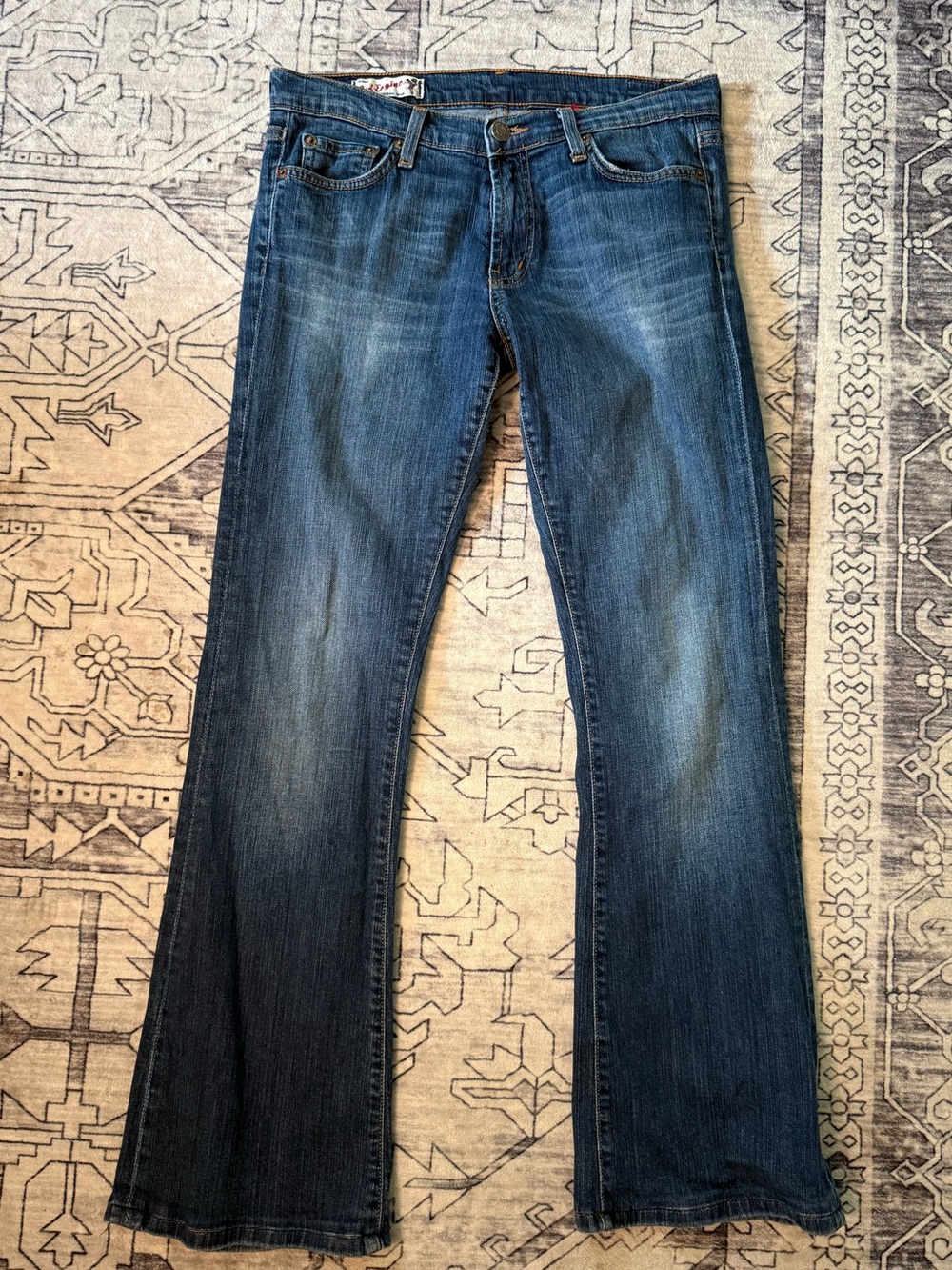 Red Engine Denim Jeans Bootcut Flare Womens 29